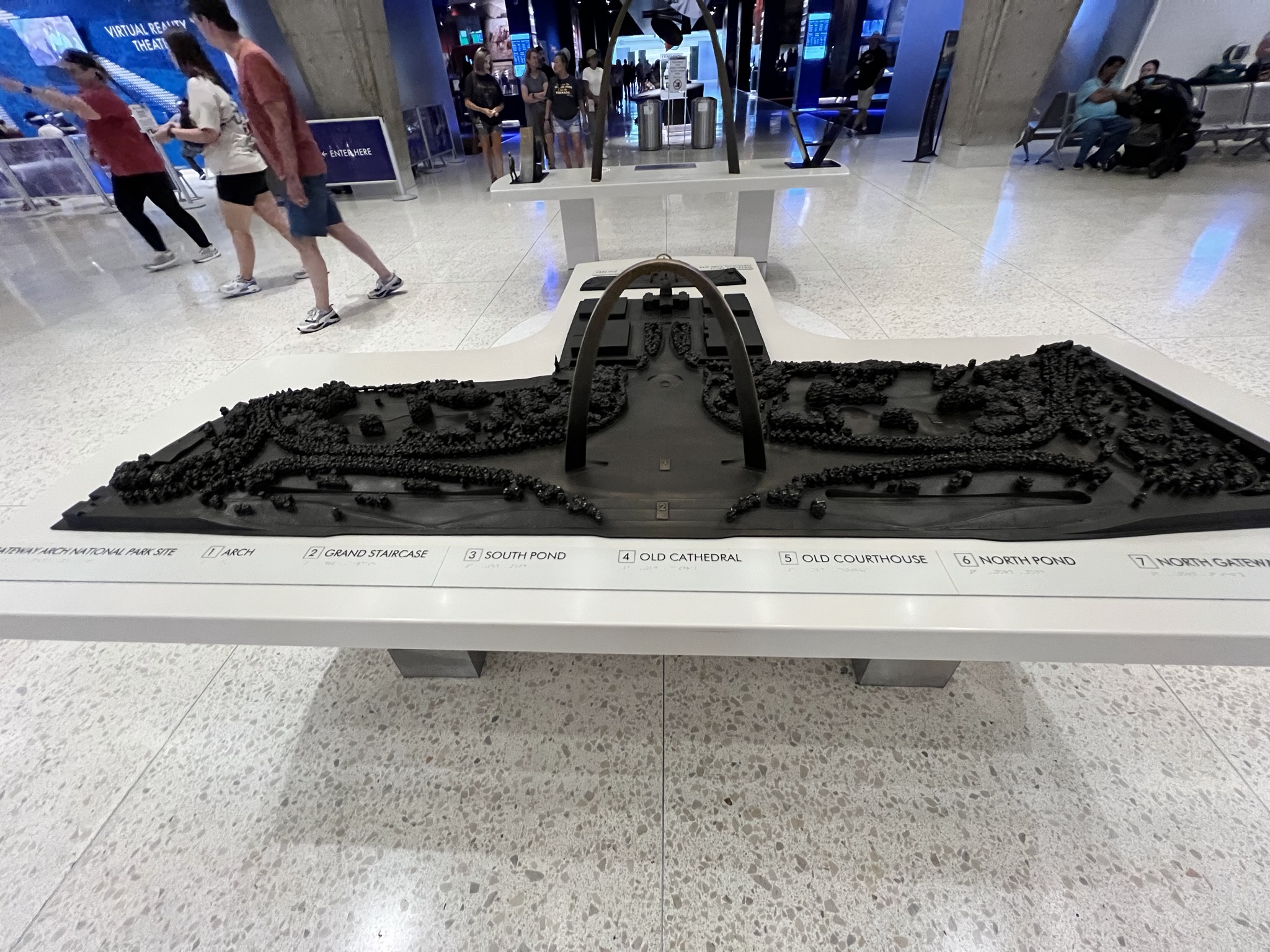 Fantastic model of the entire arch area